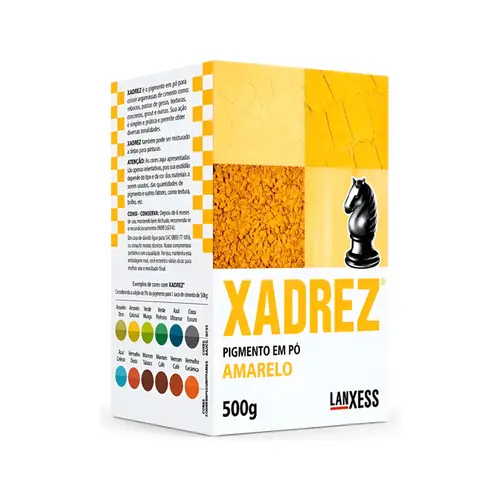 Pigmento em Pó Xadrez 500g Amarelo Lanxess