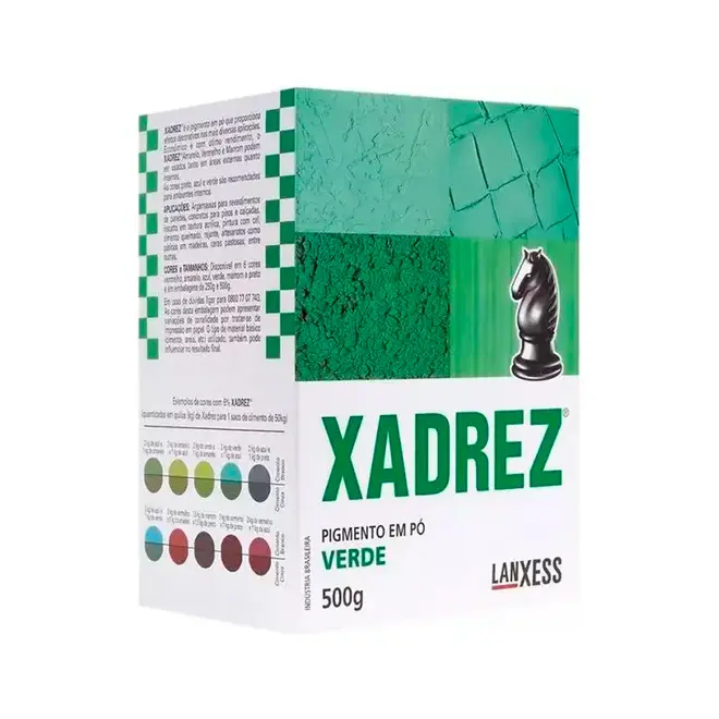 Pigmento em Pó Xadrez 500g Verde Lanxess