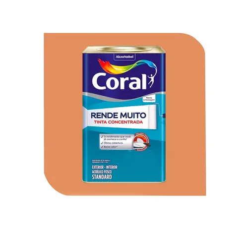 RENDE MUITO 16L LARANJA IMPERIAL CORAL