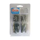KIT PARAFUSOS PHILIPS CABEÇA CHATA C/BUCHAS KIT77 FIXTIL