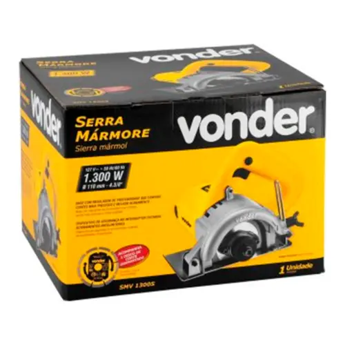 SERRA MARMORE SMV 1300S S/KIT 127V VONDER