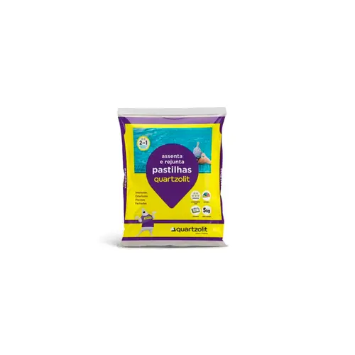 Argamassa para Pastilha Int/Ext Branco 5Kg Quartz