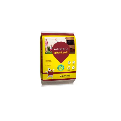Argamassa Refrataria 5kg Quartzolit