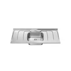 PIA DE COZINHA INOX DUBAI 120X054 C/ VALVULA GHELPLUS