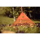 Vassoura Plástica 18Dentes Laranja com cabo 120cm Tramontina