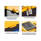 CAIXA PARA FERRAMENTAS MASTER 13"  PLASTICA C/TRAVA METÁLICA TRAMONTINA