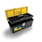 CAIXA PARA FERRAMENTAS MASTER 17" PLASTICA C/ TRAVA METÁLICA TRAMONTINA