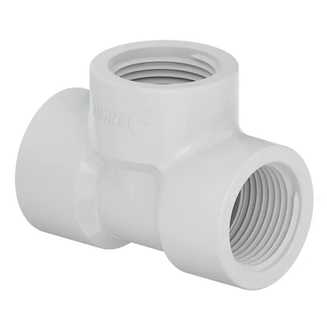 TE 90° ROSCAVEL 1/2" TIGRE