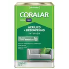 TINTA ACRILICA CORALAR +DESEMPENHO INT 18L BRANCO CORAL