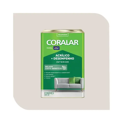 TINTA  ACRÍLICA CORALAR GELO 18L CORAL