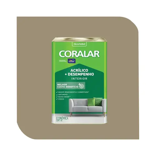 TINTA  ACRÍLICA  CORALAR CONCRETO 18L CORAL
