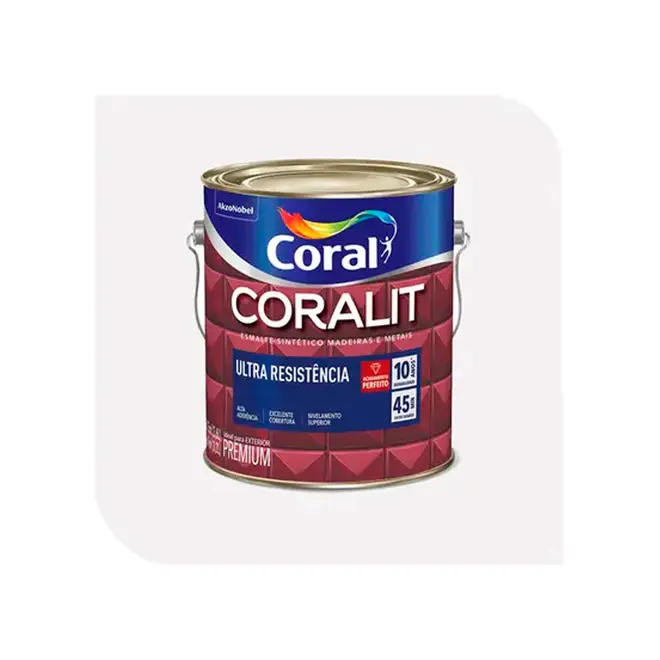 Esmalte Sintético Coralit Branco Fosco 3,6L Coral