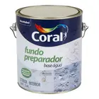Fundo Preparador de Parede Base Água 3,6L Incolor Coral