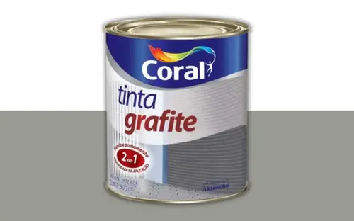 Tinta Grafite Claro de Fundo e Acabamento 014 0,9L Coral
