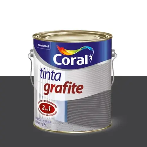 Tinta Grafite Escuro de Fundo e Acabamento 019 3,6L Coral