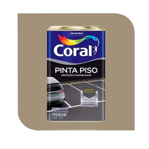 TINTA PINTA PISO 18L CONCRETO CORAL