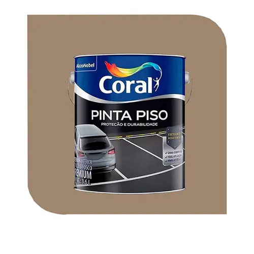 TINTA PINTA PISO 3,6L CONCRETO CORAL