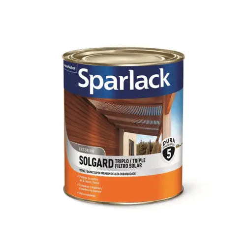 Verniz Solgard Sparlack Triplo Filtro Solar Natural Acetinado 0,9Lts Coral