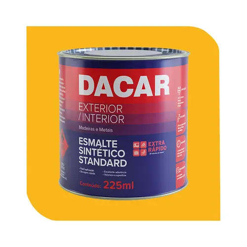 Esmalte Sintético Standard 225ml Amarelo Dacar