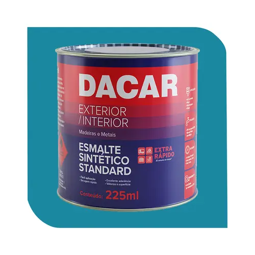 Esmalte Sintético Standard 225ml Azul Mar Dacar