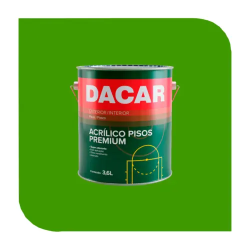 TINTA PARA PISOS 3,6L VERDE DACAR