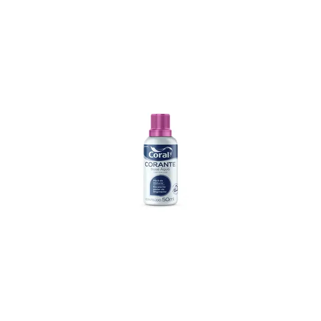 Corante Bisnaga Base Água 50ml Violeta Coral