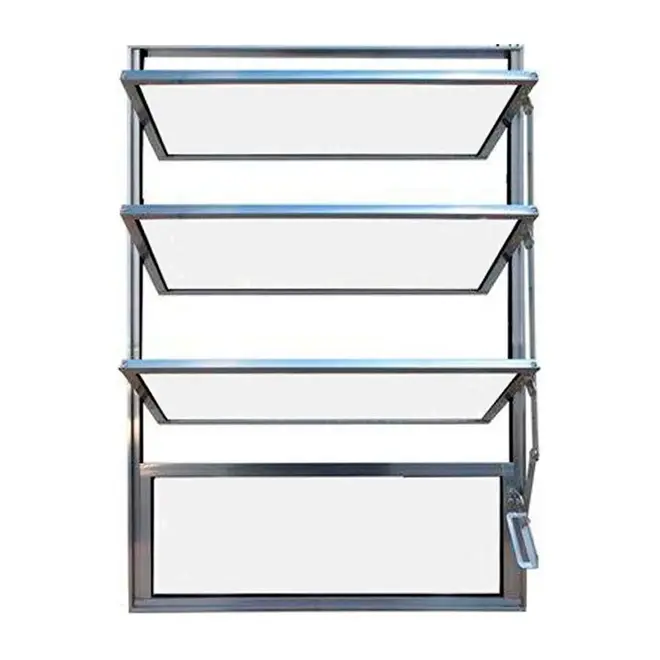 Basculante de Aluminio  080X080 Brilhante Lux