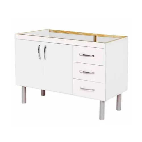 Gabinete de Cozinha Tóquio 116cm Branco AJR