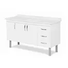 Gabinete de Cozinha Tóquio 144cm Branco AJR