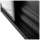 Veneziana de Aluminio 3 Folhas Preto Plus 100x150 Sem Grade Lux