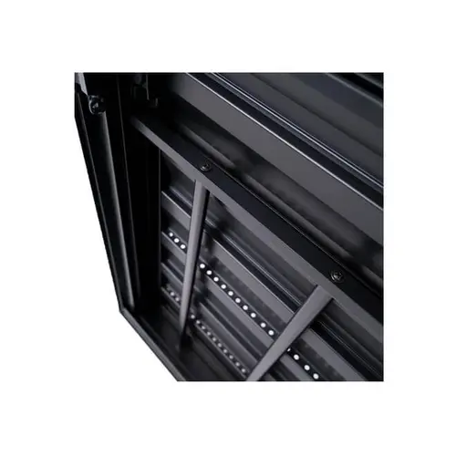 Veneziana de Aluminio 3 Folhas Preto Plus 100X120cm Com Grande Lux