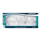 Kit de Banheiro Quadra Branco 5Pçs 2000 F24 Lorenzetti