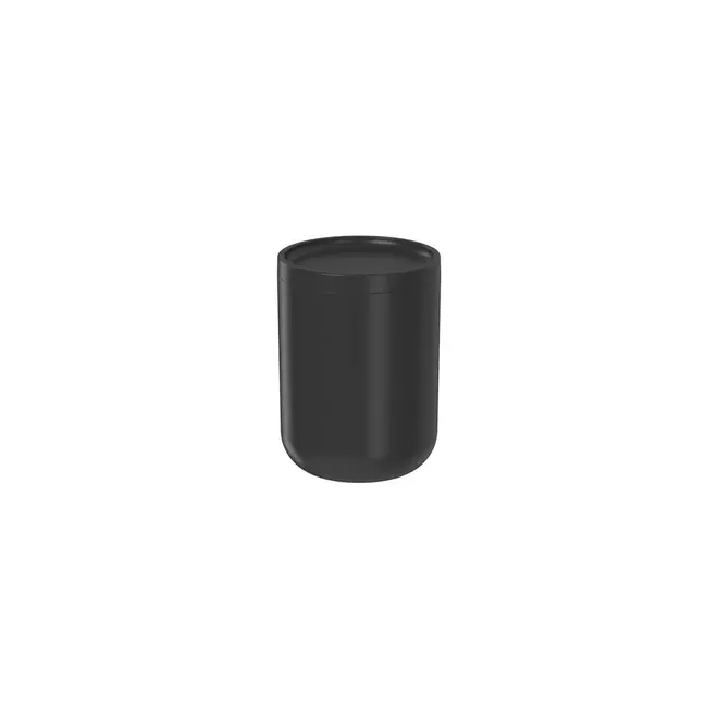 Porta Algodão e Cotonete Bold 100 Preto OU