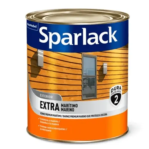 Verniz Extra Maritimo Brilhante Sparlack Natural 225ml Coral