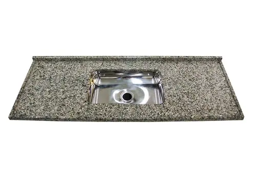 Pia de Cozinha Granito Prata 1,20 Ocre Rw