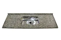 Pia de Cozinha Granito Prata 1,20 Ocre Rw