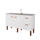 GABINETE DE COZINHA SLIM 1,44 BRANCO MGM