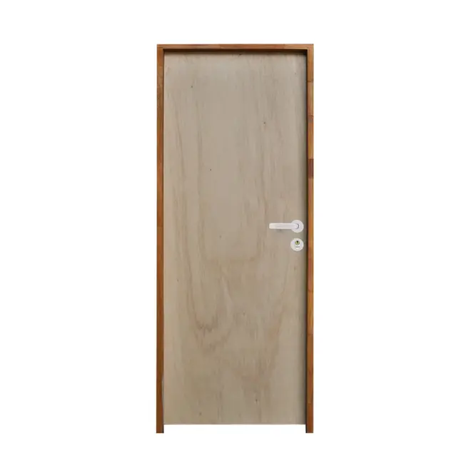 Porta de Madeira Lisa Mescla 210x62 Fech. Externa BT11 Esq Rodam