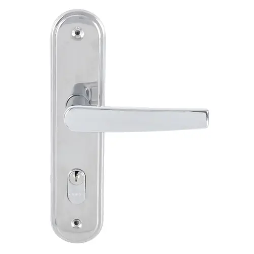 Simple様 Fechadura Porta de Entrada Ext Cromado 40mm Chave Simples Concept