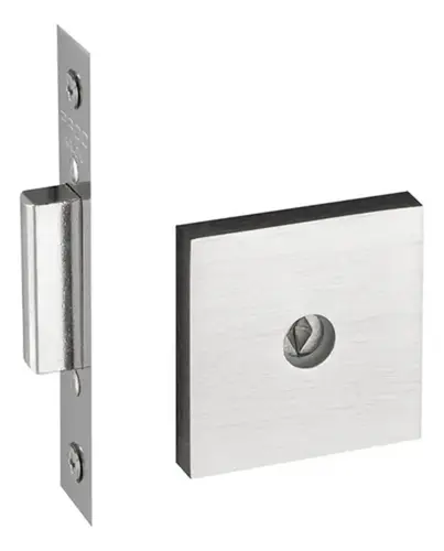 Fechadura Tetra Auxiliar Quadrada 1500 Cromada Pado