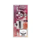 Kit Acessórios de Banheiro Light 05 Pç Cromado 2704 Kelly
