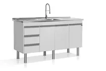 Gabinete de Cozinha Style 1,44m Branco Locatt