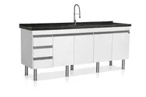Gabinete de Cozinha Style 1,94m Branco Locatt