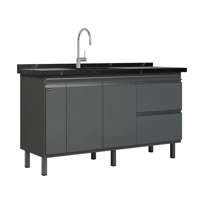 GABINETE DE COZINHA GLAMOUR 1,44M OPERA/OPERA LOCATT