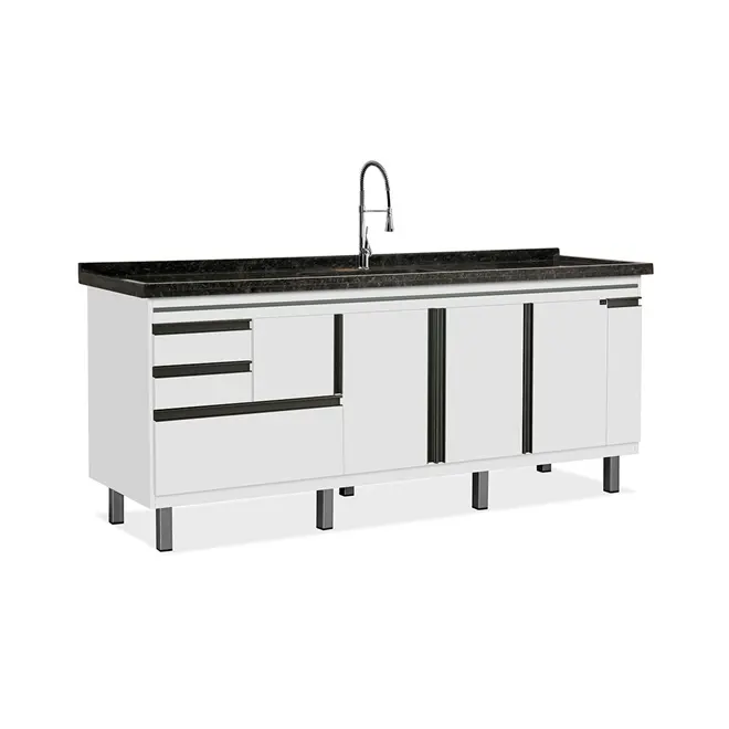 GABINETE DE COZINHA NEW ELEGANCE 1,94 BRANCO LOCATT