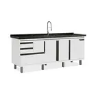 GABINETE DE COZINHA NEW ELEGANCE 1,94 BRANCO LOCATT