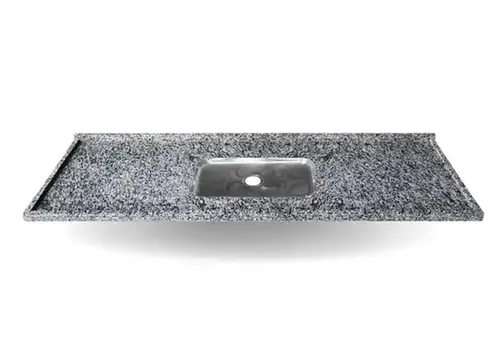 Pia de Cozinha Granito Cuba Funda 2,02m Ocre Itabira Kasa