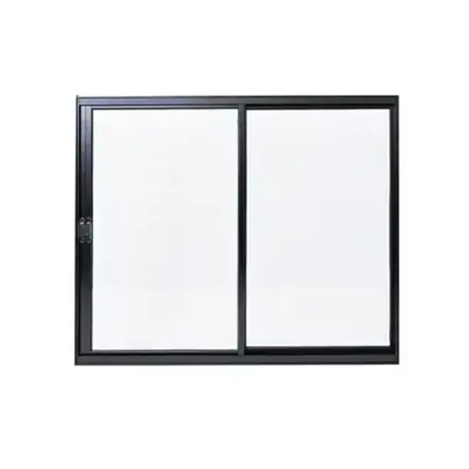 Janela de Correr Aluminio Preto 02Folhas 100x150 Plus Lux