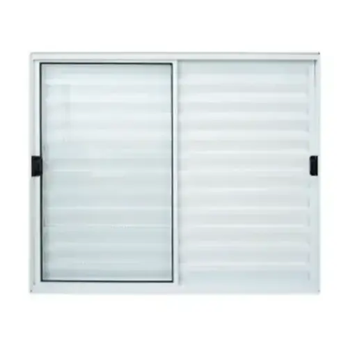Veneziana de Aluminio Branco 3Folhas Linha Premium 1,20x1,20 Lux