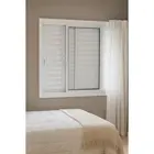 Veneziana 3 Folhas Exuberance 100x120 Alumínio Branco Proex